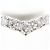 Autre Marque Platinring mit Diamant - Ansicht 2