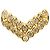 Autre Marque Anello a fascia in oro giallo 18K con diamante marrone D'oro