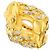 Autre Marque 18K Gelbgold-Ring mit Diamant Golden
