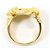 Autre Marque 18K Gelbgold-Ring mit Diamant Golden - Ansicht 3