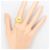 Autre Marque 18K Gelbgold-Ring mit Diamant Golden - Ansicht 6