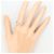 Autre Marque PT900 Platin Diamant Ring - Ansicht 7
