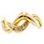 Autre Marque 18K Gelbgold-Ring mit Diamant Golden
