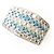 Autre Marque PT900 Platinring mit blauem Diamanten