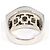 Autre Marque PT900 Platinring mit blauem Diamanten - Ansicht 4