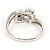 Autre Marque PT900 Platinring mit blauem Diamanten - Ansicht 4