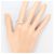 Autre Marque Platinring mit Diamant - Ansicht 7