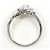 Autre Marque Platinring mit Diamant - Ansicht 3