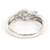 Autre Marque Platinring mit Diamant - Ansicht 4