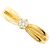 Autre Marque 18K Gelbgold Diamantring Golden