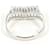 Autre Marque Platinring mit Diamant - Ansicht 3