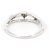 Autre Marque 18K Weißgold-Ring mit Diamant Golden - Ansicht 3