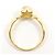 Autre Marque 18K Gelbgold-Ring mit Quarz Golden - Ansicht 2