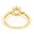 Autre Marque 18K Gelbgold-Ring mit Quarz Golden - Ansicht 3