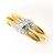 Autre Marque 18K Goldring mit Diamant Golden