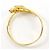 Autre Marque 18K Gelbgold-Ring mit Diamant Golden - Ansicht 2