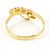 Autre Marque 18K Gelbgold-Ring mit Diamant Golden - Ansicht 3