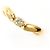 Autre Marque 18K Gelbgold-Ring mit Diamant Golden