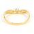 Autre Marque 18K Gelbgold-Ring mit Diamant Golden - Ansicht 3