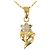 Autre Marque Collana in oro giallo 18K con diamante D'oro