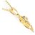 Autre Marque Collana in oro giallo 18K con diamante D'oro - vista 2