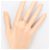 Autre Marque 18K Gelbgold-Ring mit Diamant und Mondstein Golden - Ansicht 6