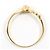 Autre Marque 18K Gelbgold-Ring mit Diamant Golden - Ansicht 2