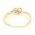 Autre Marque 18K Gelbgold-Ring mit Diamant Golden - Ansicht 3