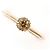 Autre Marque 18K Gelbgold-Ring mit braunem Diamanten Golden