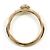 Autre Marque 18K Gelbgold-Ring mit braunem Diamanten Golden - Ansicht 2