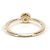 Autre Marque 18K Gelbgold-Ring mit braunem Diamanten Golden - Ansicht 3