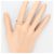 Autre Marque 10K Roségold Diamantring Golden - Ansicht 6
