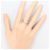Autre Marque PT1000 Platin-Ring mit Diamant - Ansicht 5