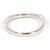 Autre Marque Platinum Band Ring with Diamond and Sapphire - view 3