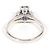 Autre Marque Platinring mit Diamant und Saphir - Ansicht 3
