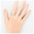 Autre Marque PT950 Platinring mit Diamant - Ansicht 6