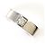 Autre Marque 18K Weißgold-Ring mit Diamant Golden