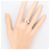Autre Marque 18K Weißgold-Ring mit Diamant Golden - Ansicht 5