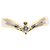 Autre Marque Ring aus Platin und Gelbgold mit Diamant Golden