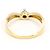Autre Marque Ring aus Platin und Gelbgold mit Diamant Golden - Ansicht 3