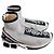 Dolce & Gabbana Strass-Sneaker Silber Schwarz