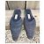 Autre Marque Joseph Azagury Mule in rafia intrecciata - Blu - vista 4