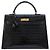 Borsa Hermès Kelly in pelle di alligatore nero