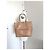Borsa Tote Miu Miu in pelle marrone - vista 15