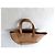 Borsa Tote Miu Miu in pelle marrone - vista 6
