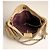 Chanel Paris-Dallas 14A Borsa Hobo in Nubuck Taupe Iridescente Marrone Beige Gold hardware - vista 12