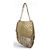 Chanel Paris-Dallas 14A Borsa Hobo in Nubuck Taupe Iridescente Marrone Beige Gold hardware - vista 4