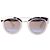 Occhiali da sole Dior DiorChromic cat-eye blu metallo