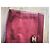 Clutch Chanel in pelle bordeaux Bordò - vista 8