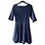 Abito Manoush blu navy con cut-out Blu scuro